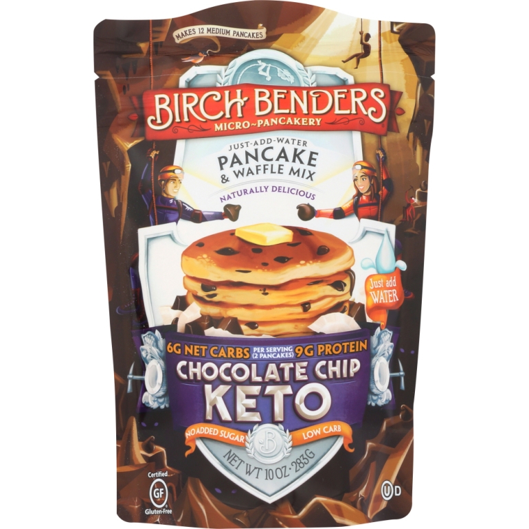 Keto Chocolate Chip Pancake and Waffle Mix, 10 oz