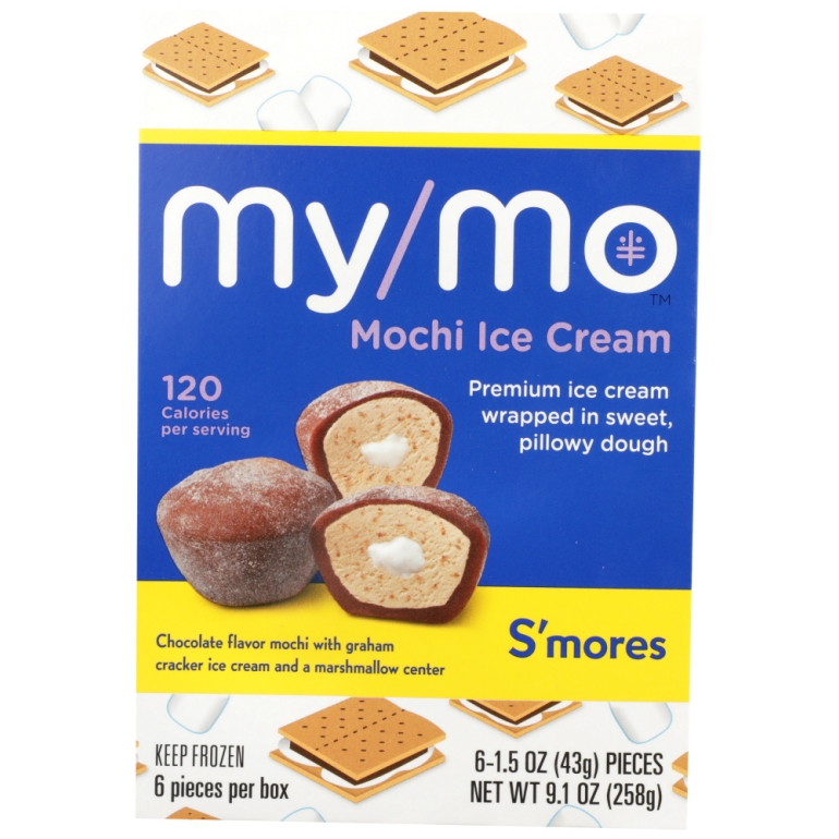 Smores Mochi  Ice Cream, 6 pk