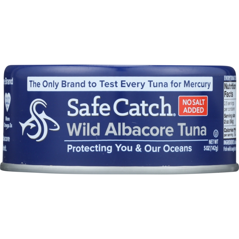 Wild Albacore Tuna No Salt, 5 oz