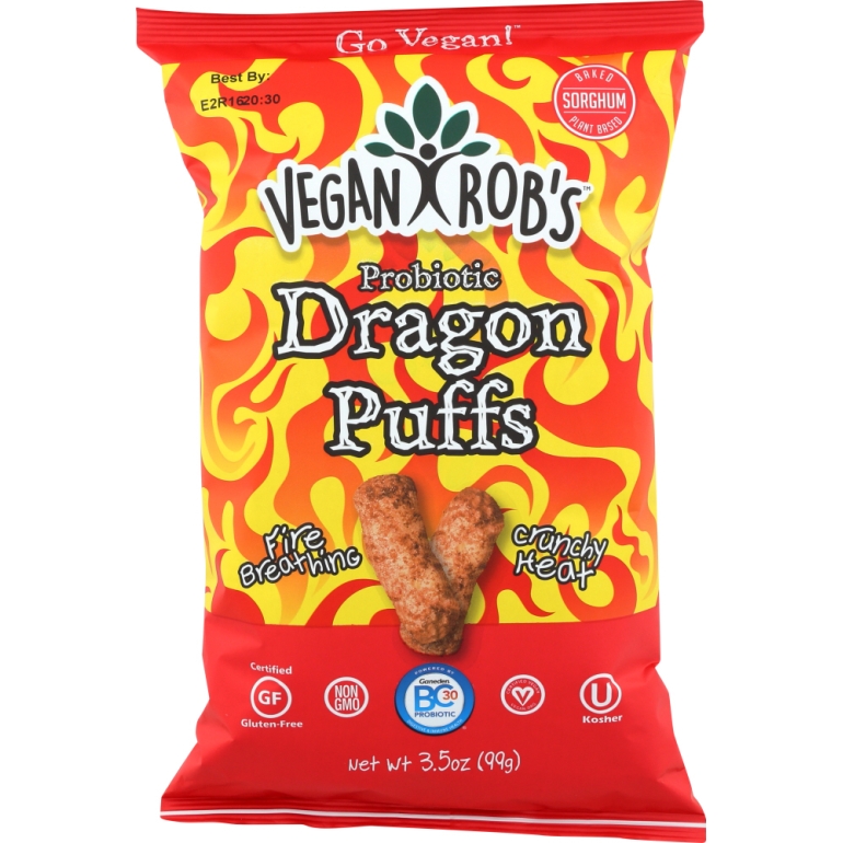 Probiotic Dragon Puffs, 3.5 oz