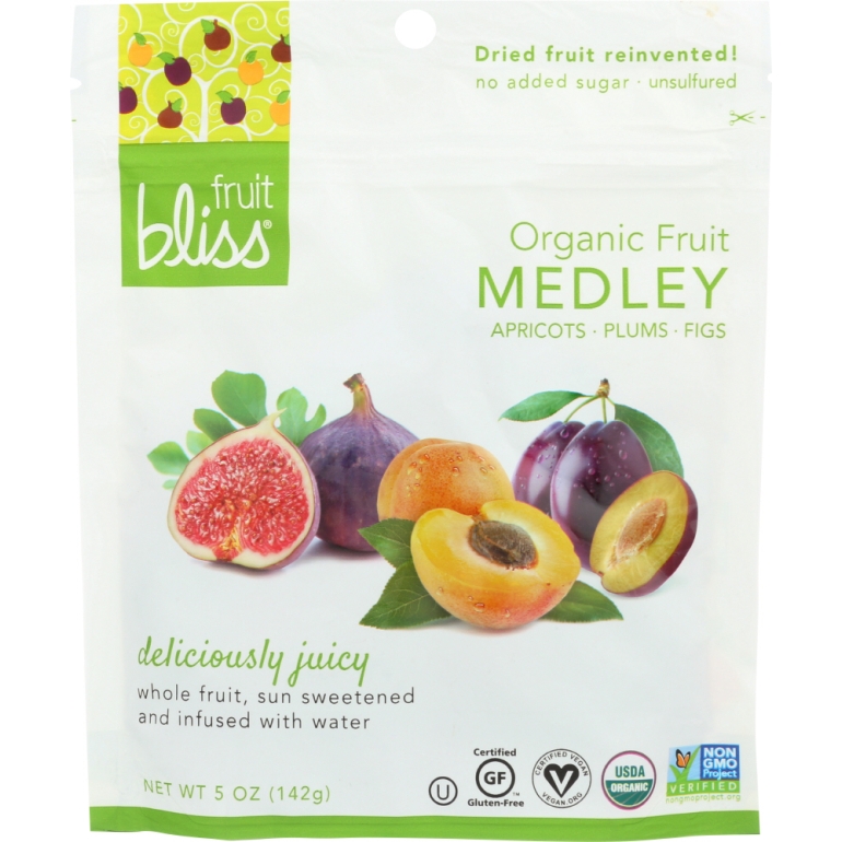 Organic Fruit Medley Apricot, Fig and Plum, 5 oz
