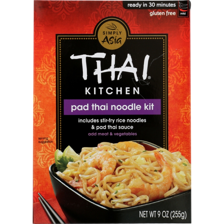 Pad Thai Noodle Kit Stir-Fry Rice Noodles & Pad Thai Sauce, 9 oz