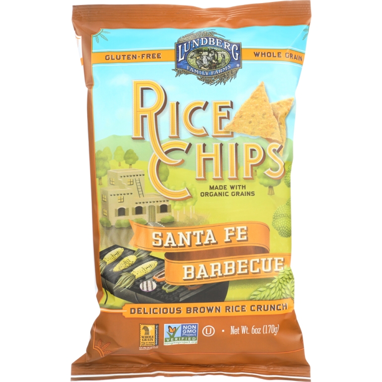 Rice Chips Santa Fe Barbecue, 6 oz