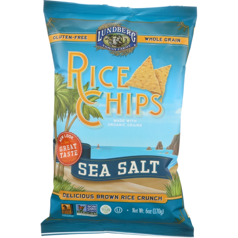 Rice Chips Sea Salt, 6 oz
