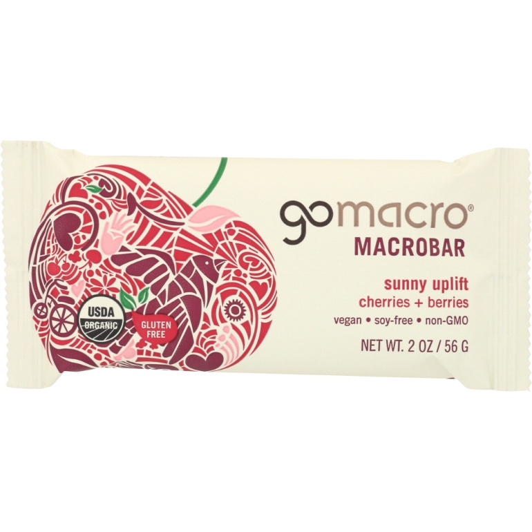 MacroBar Sunny Uplift Cherries + Berries, 2 oz