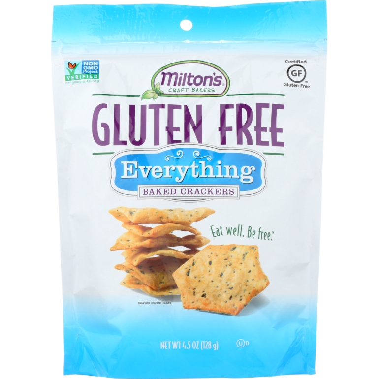 Gluten Free Baked Crackers Everything, 4.5 oz