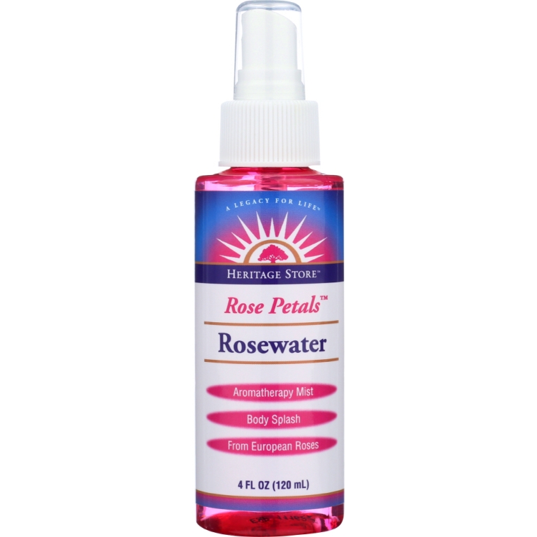 Rosewater Atomizer Mist Sprayer, 4 oz