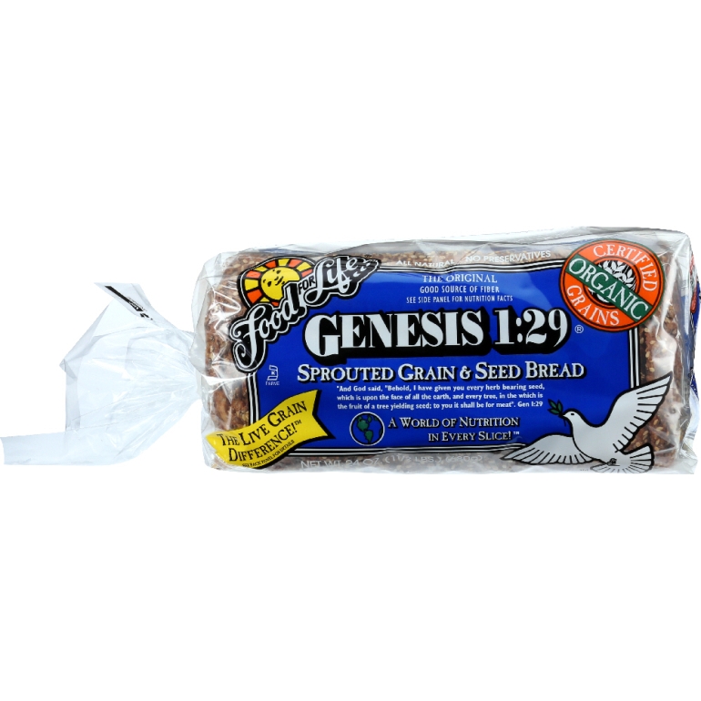 29 Sprouted Whole Grain and Seed Bread, 24 oz