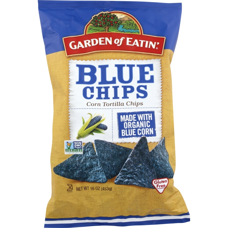 Blue Tortilla Chips Party Size, 16 oz