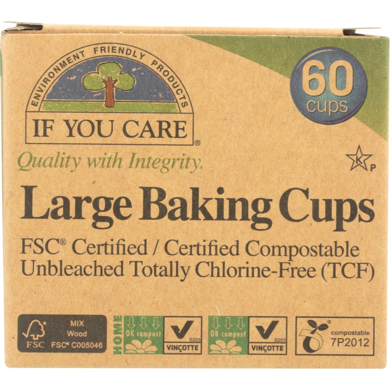 Large Baking Cups, 60 Cups