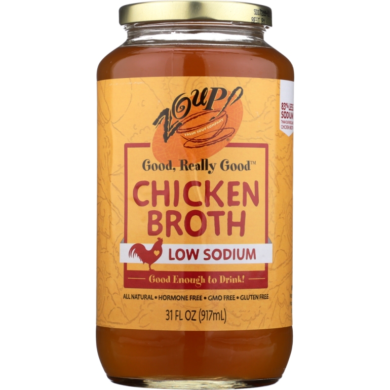 Low Sodium Chicken Broth, 31 oz