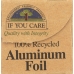 100% Recycled Aluminum Foil 50 sq ft, 1 ea