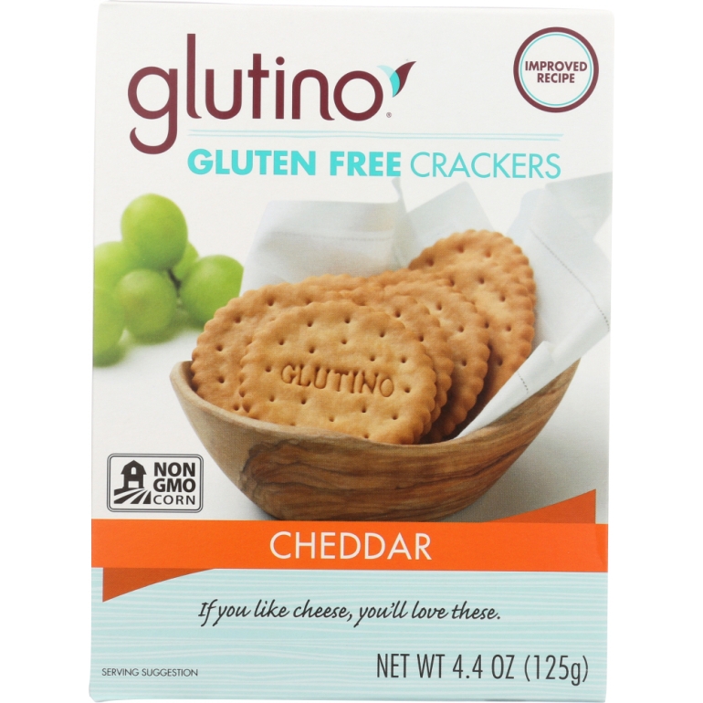 Gluten Free Crackers Cheddar, 4.4 oz