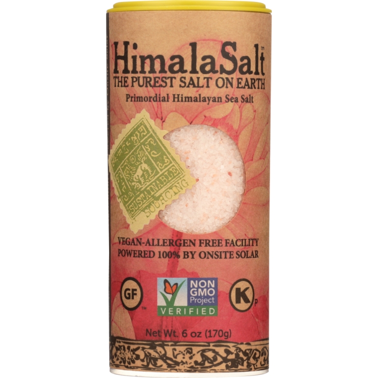 Primordial Himalayan Sea Salt Fine Grain Shaker, 6 oz
