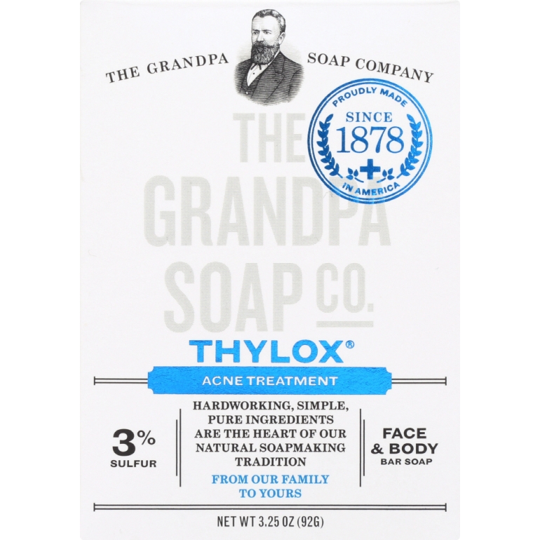 Bar Soap Thylox Acne Treatment with Sulfur, 3.25 oz