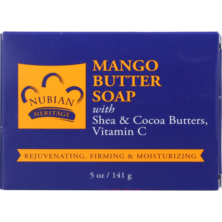 Bar Soap Mango Butter with Shea and Cocoa Butters and Vitamin C, 5 oz