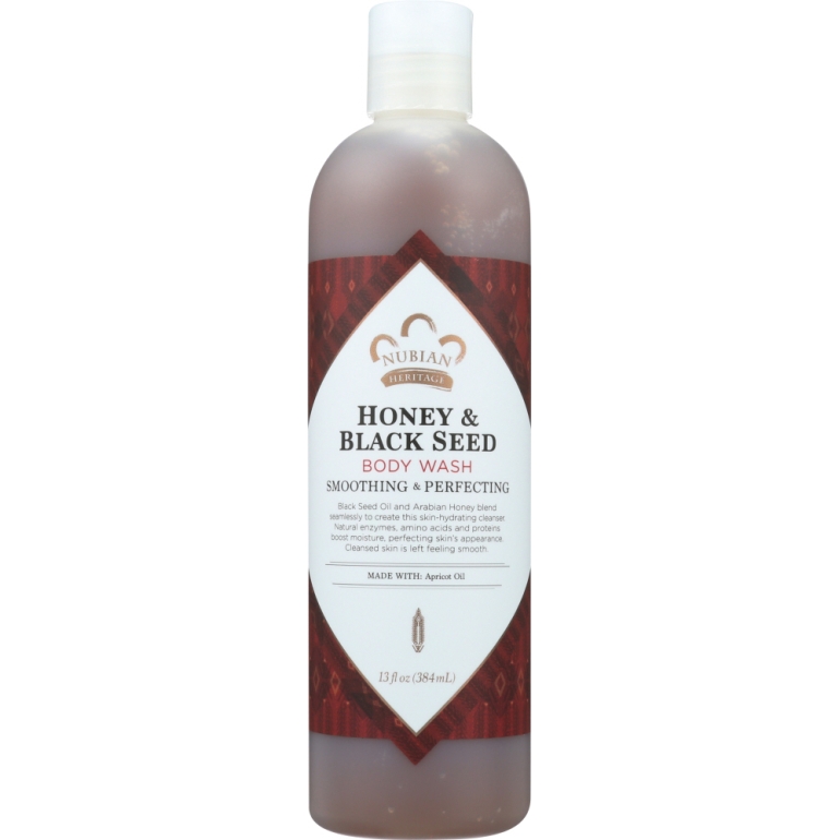 Body Wash Honey & Black Seed, 13 oz