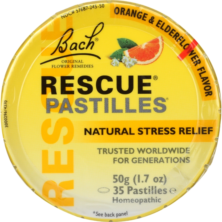 Original Flower Remedies Rescue Remedy Pastilles, 50 gm