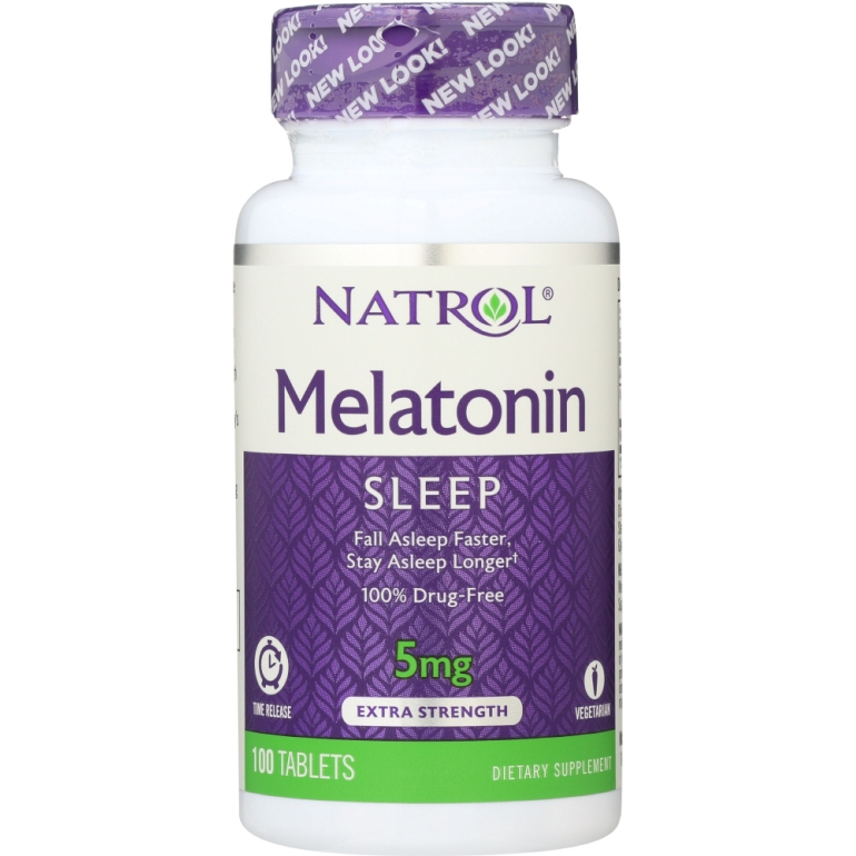 Melatonin TR Time Release 5 mg, 100 tablets
