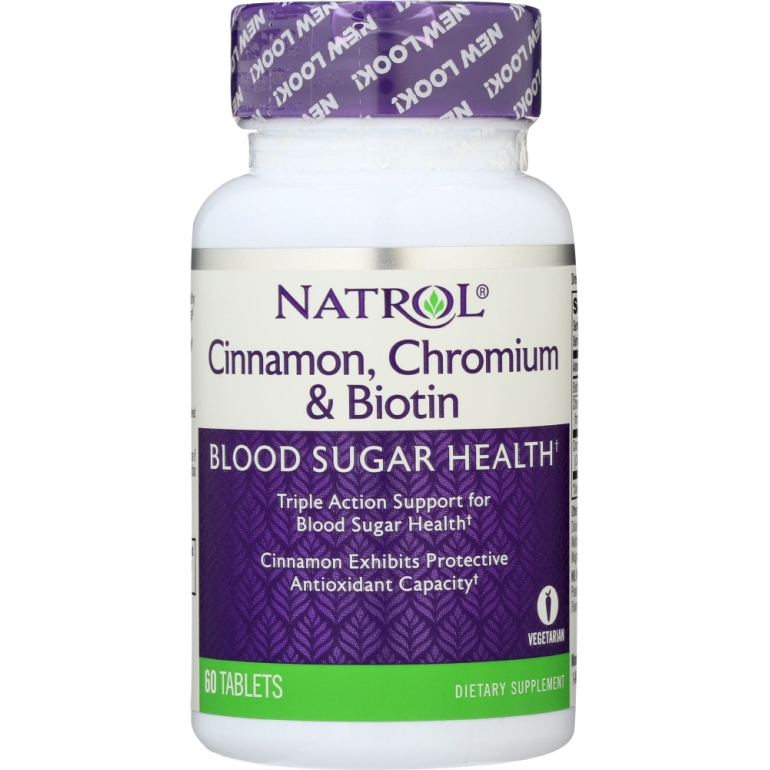 Cinnamon Biotin Chromium, 60 tablets