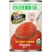 Organic Tomato Soup No Salt Added, 15 Oz