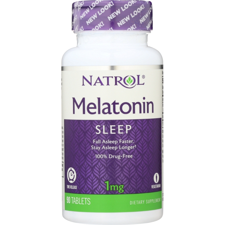 Melatonin TR Time Release 1 mg, 90 Tablets