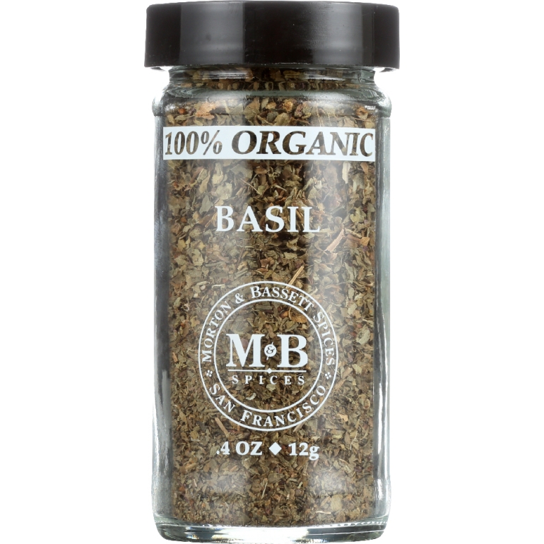 100% Organic  Basil, .8 Oz