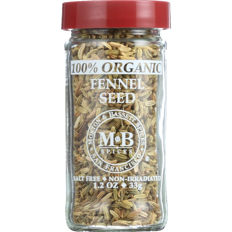 Organic Fennel Seed, 1.2 Oz