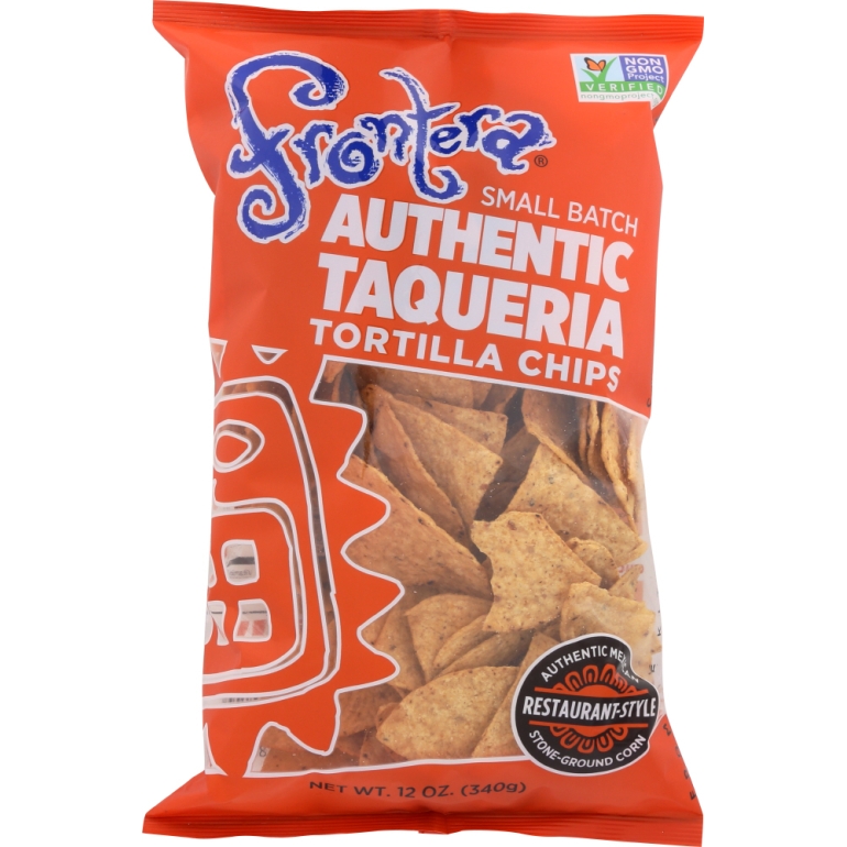 Taqueria Stone-Ground Tortilla Chips, 12 oz