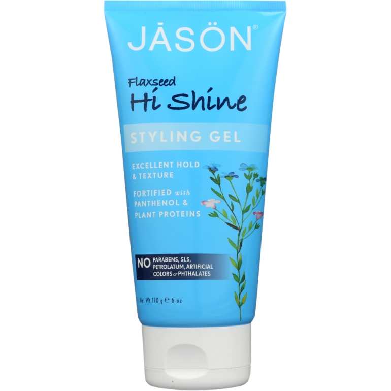 Flaxseed Hi Shine Styling Gel, 6 oz