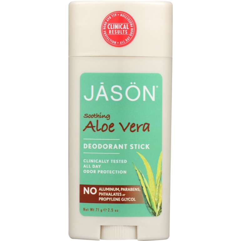 Deodorant Stick Soothing Aloe Vera, 2.5 oz