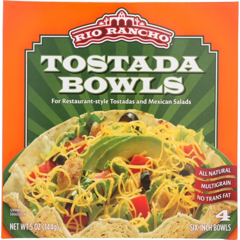 Tostada Bowls 4 count, 5 oz