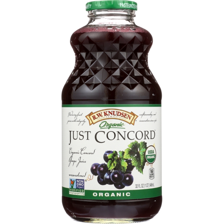 Organic Juice Just Concord Grape, 32 oz