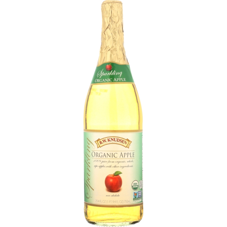Organic Sparkling Apple Juice, 25.4 oz