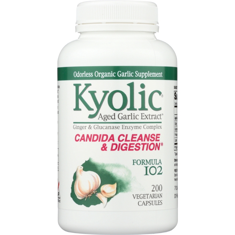Formula 102 Candida Cleanse And Digestion, 200 Vegetarian Capsules
