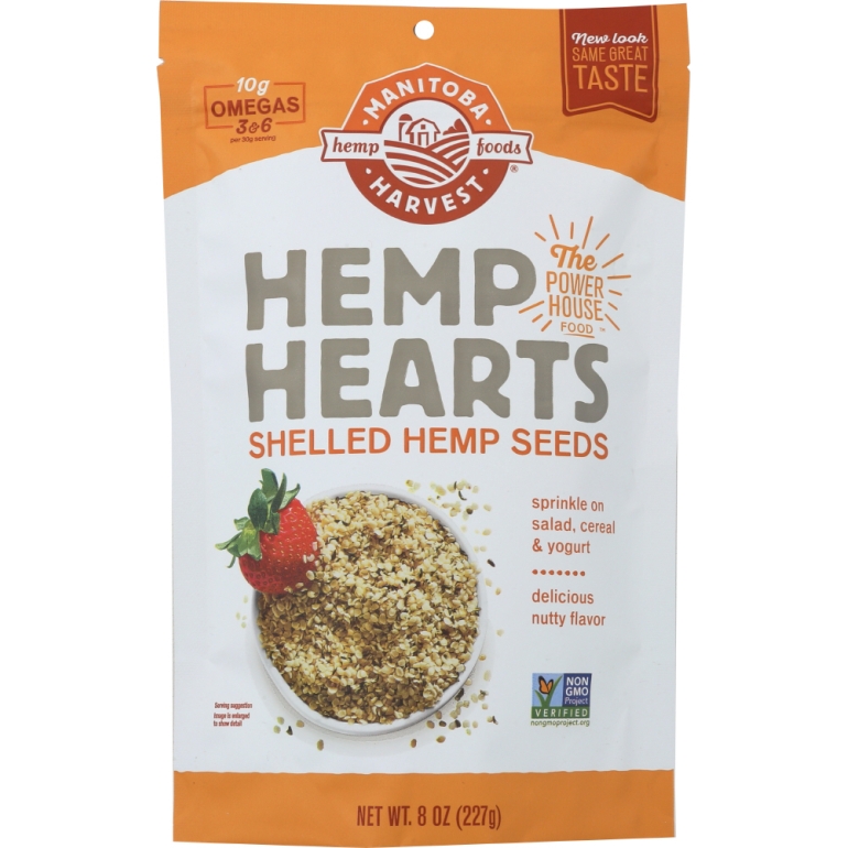 Hemp Hearts Raw Shelled Hemp Seeds, 8 oz