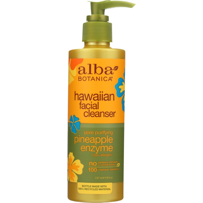Hawaiian Facial Cleanser Pineapple Enzyme, 8 oz