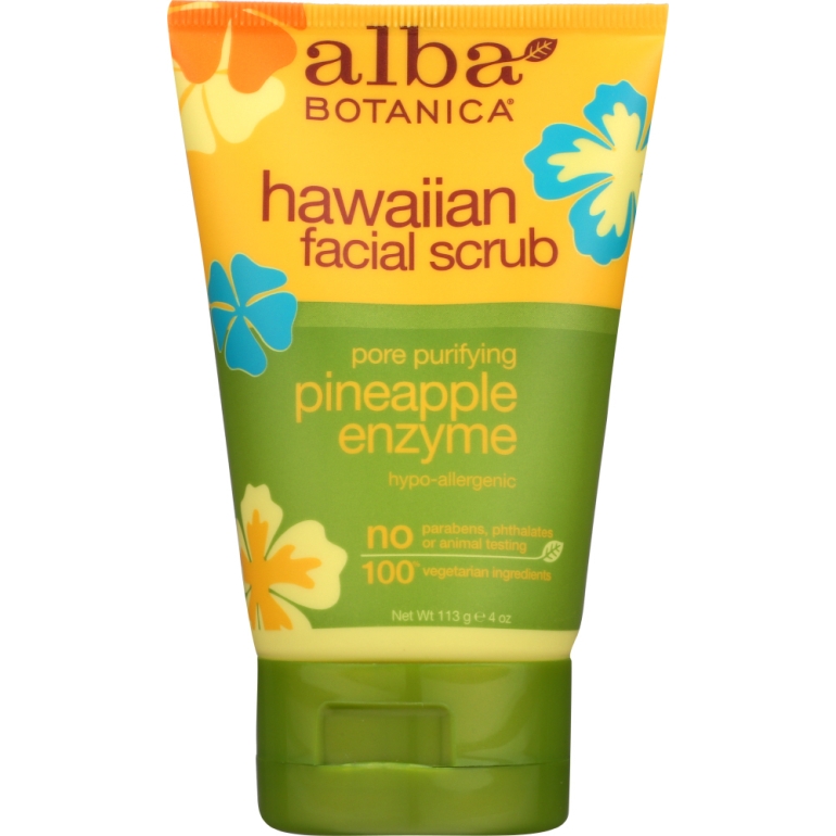 Hawaiian Pineapple Enzyme Facial Scrub, 4 oz