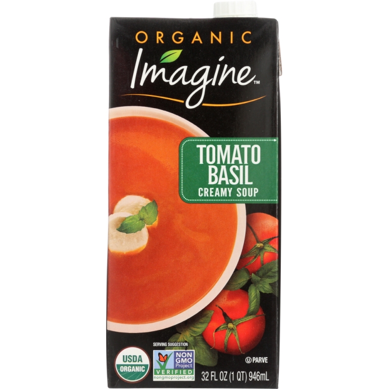 Organic Soup Creamy Tomato Basil, 32 oz