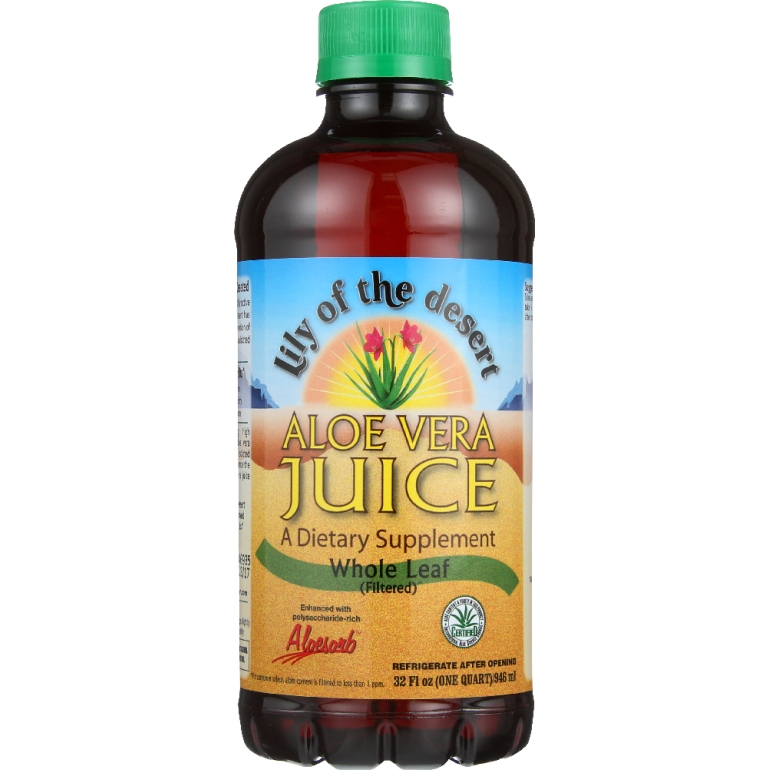 Aloe Vera Juice Whole Leaf, 32 oz