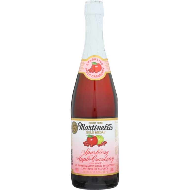 Sparkling Juice Apple Cranberry, 25.4 oz