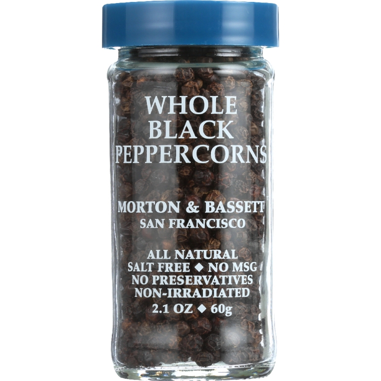 Whole Black Peppercorns, 2.1 oz