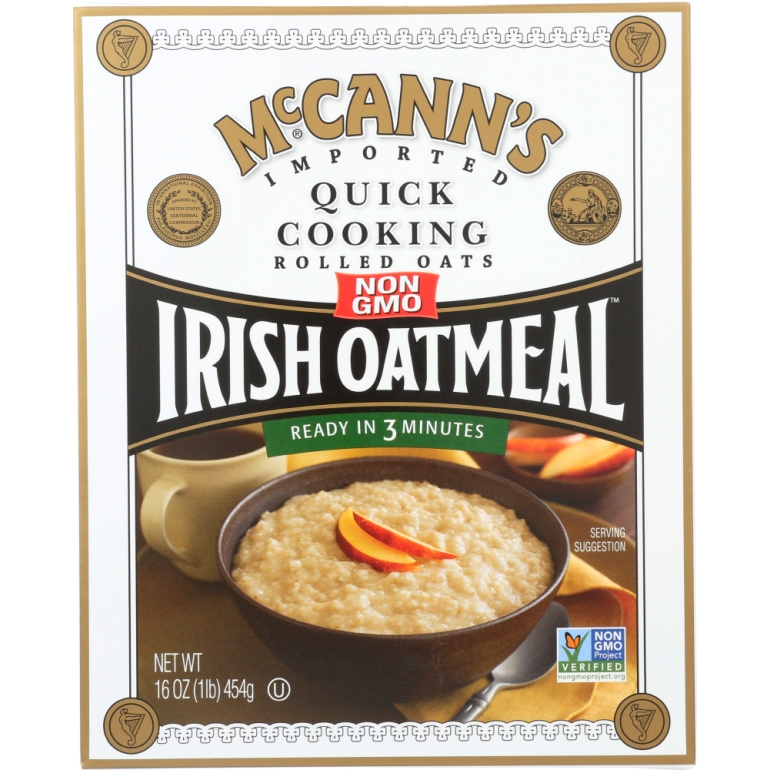 Irish Oatmeal Quick Cooking Rolled Oats, 16 oz