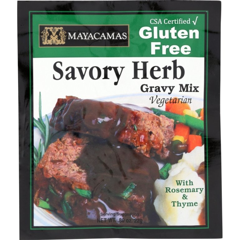 Gravy Mix Vegetarian Savory Herb with Rosemary, 0.80 oz