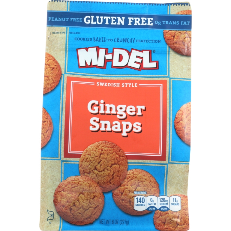 Cookies Gluten Free Ginger Snaps, 8 oz
