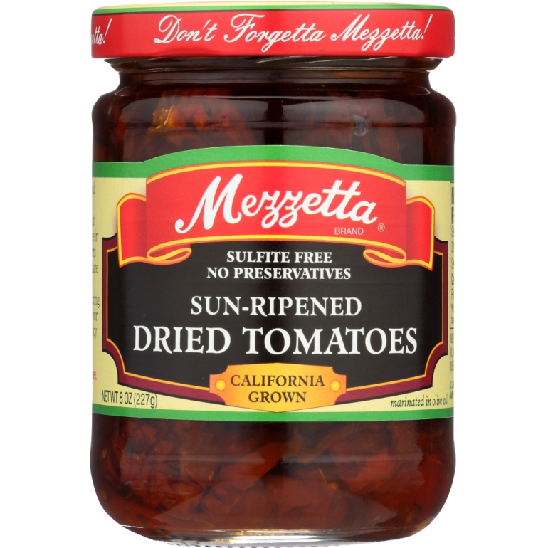 Sun-Ripened Dried Tomatoes in Olive Oil, 8 oz