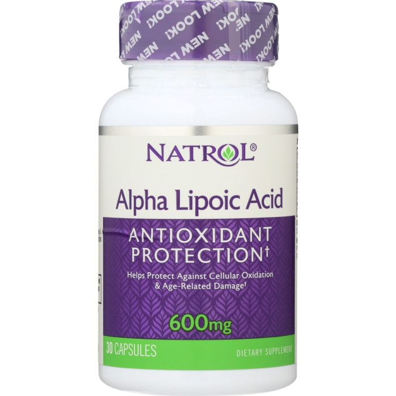 Alpha Lipoic Acid 600 mg, 30 Capsules