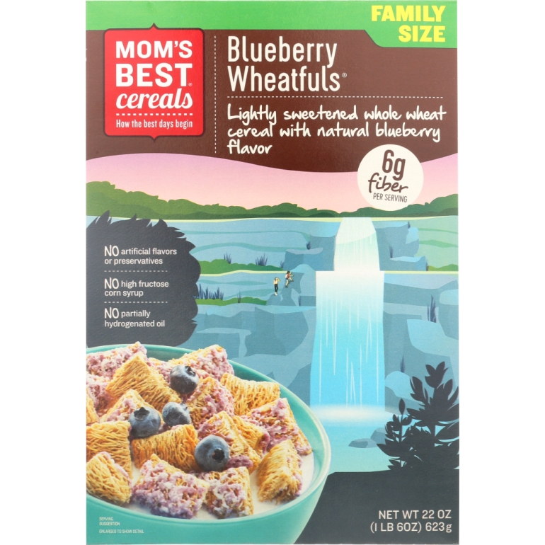 Cereal Bluepom Wheat Fuls, 22 oz