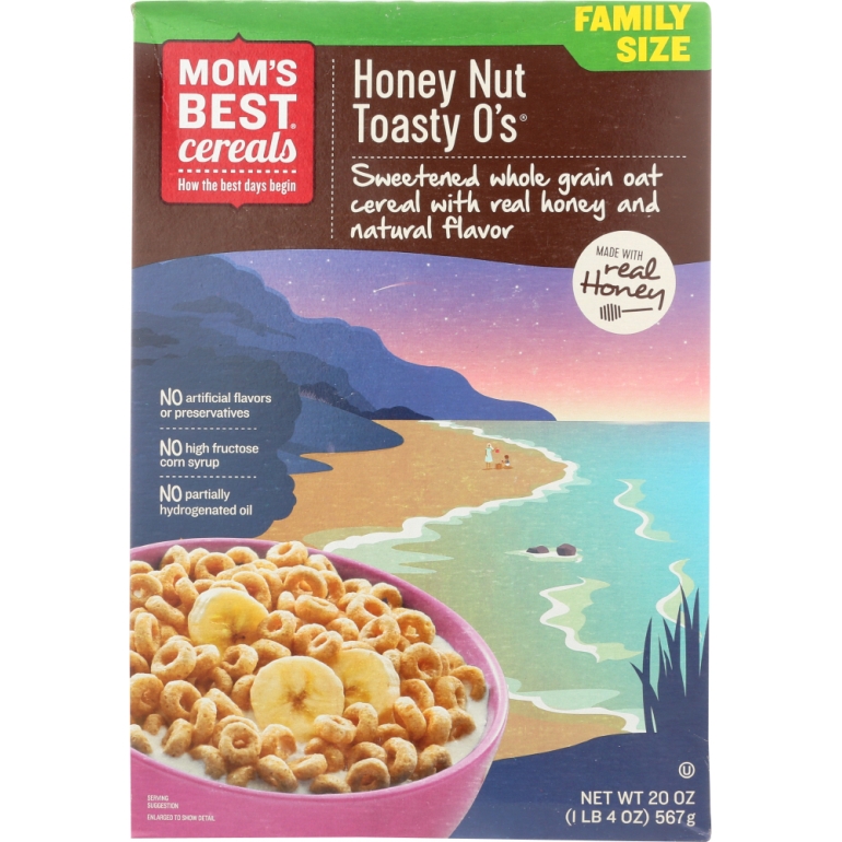 Toasty O's Cereal Honey Nut, 20 oz