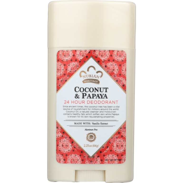 Coconut and Papaya 24 Hour Deodorant, 2.25 oz